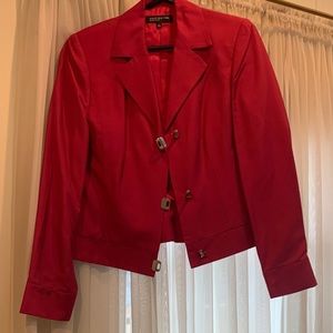 Jones Cotton Raspberry Blazer